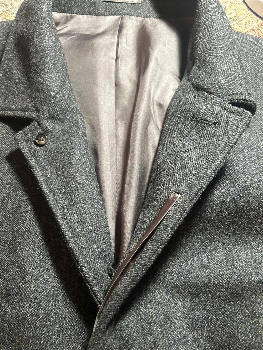 NWT Men's Abercrombie Wool Pea Coat, Premium Collection, XXL fits like XL/XXL